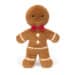 Jellycat Kerst Knuffel Jolly Gingerbread Fred Taai Taai Pop Fred Huge