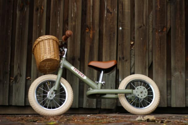 Trybike Steel 2-in-1 Loopfiets - Vintage Groen