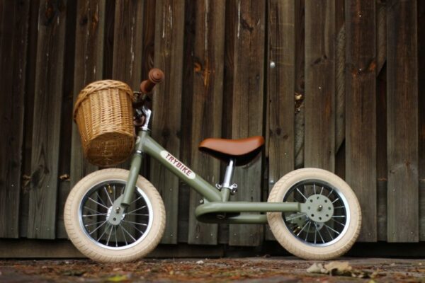 Trybike Steel 2-in-1 Loopfiets - Vintage Rood