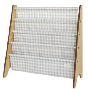 3 Sprouts Boekenrek Gingham Vichy Beige 812895003086 (1)