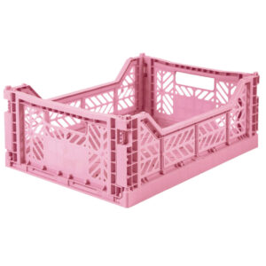 AyKasa Folding Crate Midi Box - Pink