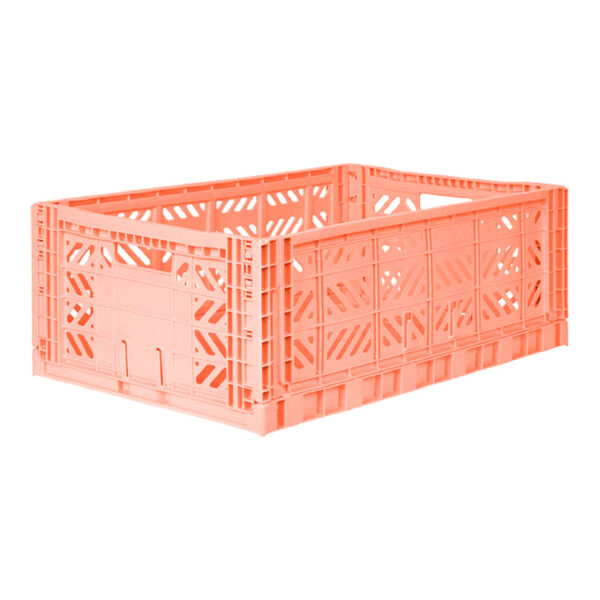 AyKasa Folding Crate Maxi Box - Salmon