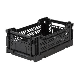AyKasa Folding Crate Mini Box - Black