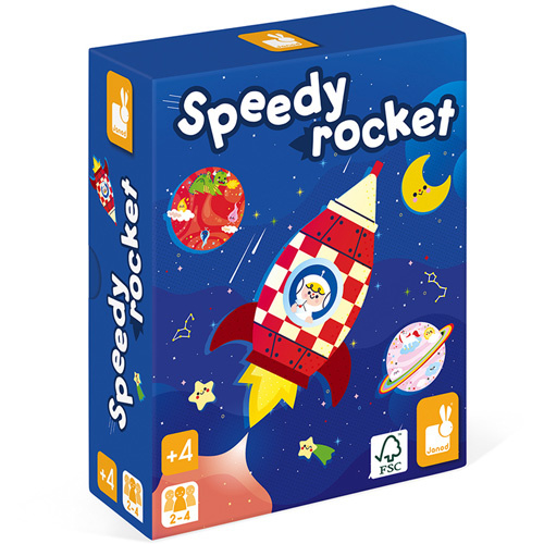 Janod Spel - Speedy Rocket +4jr