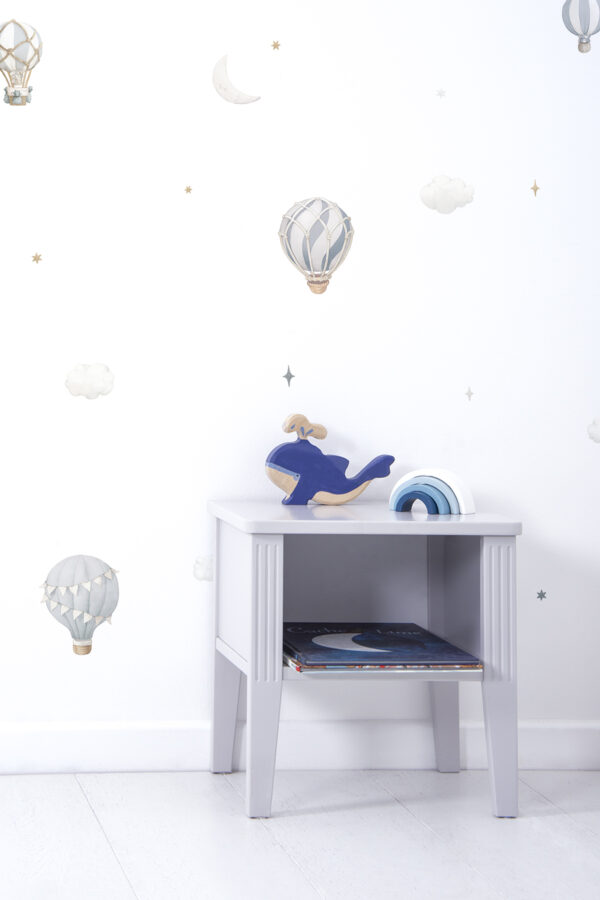 Lilipinso Selene Muurstickers A3 - Little Hot Air Balloons Blue