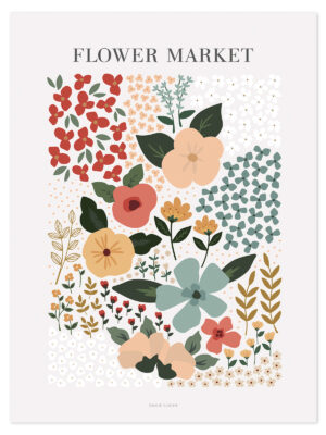 Lilipinso Bloem Poster - Flower Market