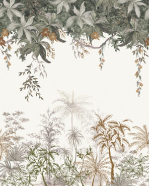 Lilipinso Utan Behang Paneel - Jungle Landscape (200 x 248 cm)