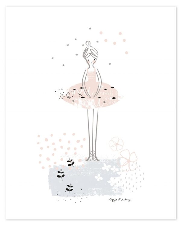 Lilipinso Ballerina Ballerina Dansend - Poster (P0203) (op=op)