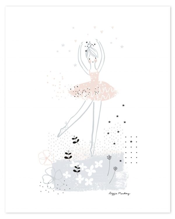 Lilipinso Ballerina Ballerina Dansend - Poster (P0203) (op=op)