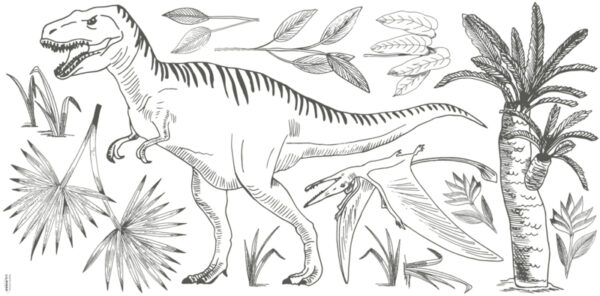 Lilipinso Dinosaurus Muursticker XL - T-Rex