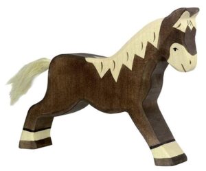 Holztiger Paard - Donker bruin (80034)