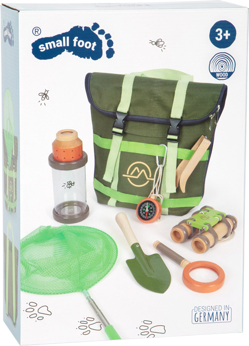 Small Foot Explorer's Discover Backpack - Rugzak incl. accessoires +3jr