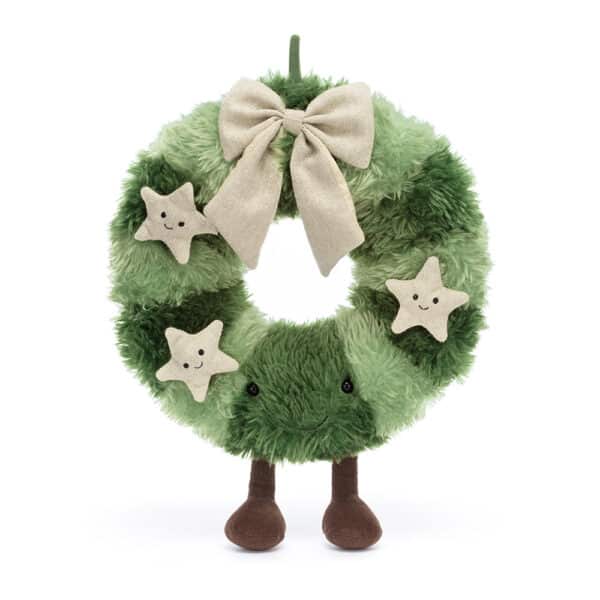 Jellycat Kerst Knuffel Krans Nordic Spruce Wreath 670983155471