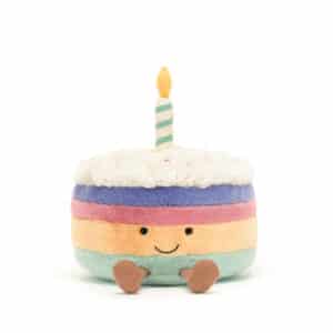Jellycat Amuseable Knuffel Rainbow Birthday Cake Small 670983146318