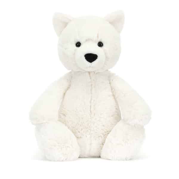 BAS3AFX Jellycat Bashful Knuffel Poolvos Artic Fox Original 670983155273