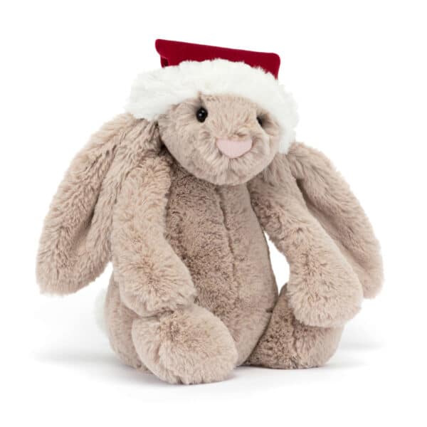 44BAS3CHRISN_3 Jellycat Kerst Knuffel Bashful Christmas Bunny