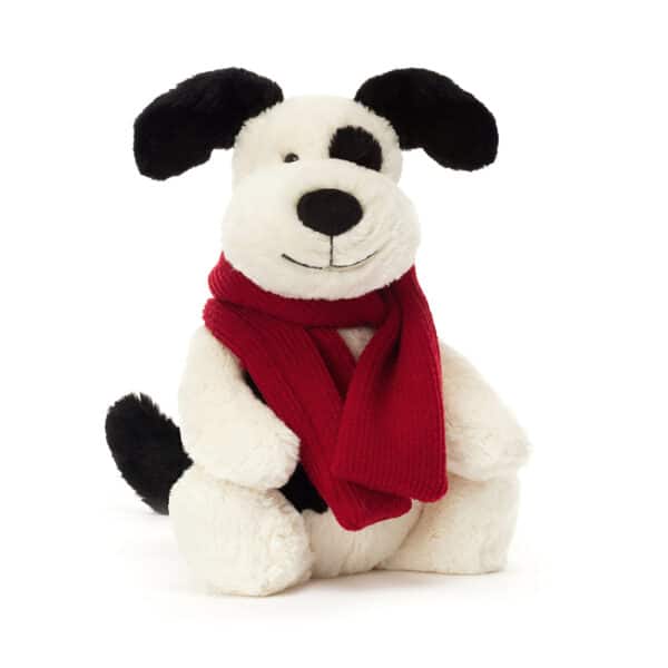 44BAS3WP Jellycat Kerst Knuffel Bashful Winter Pup 670983155181