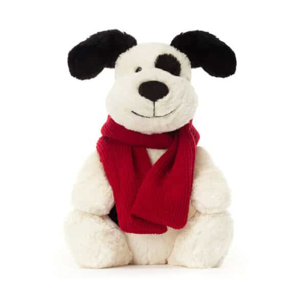 44BAS3WP Jellycat Kerst Knuffel Bashful Winter Pup 670983155181