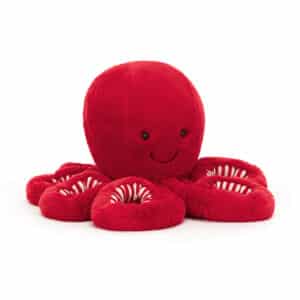 CRAN2OC Jellycat Kerst Knuffel Cranberry Octopus Large 670983155082