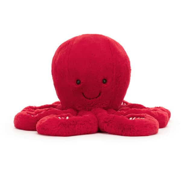 CRAN2OC Jellycat Kerst Knuffel Cranberry Octopus Large 670983155082