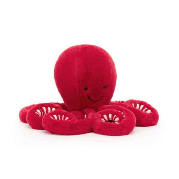 CRANL2OC Jellycat Kerst Knuffel Cranberry Octopus Little 670983155099