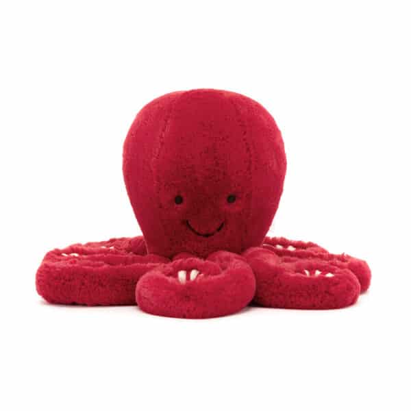 CRANL2OC Jellycat Kerst Knuffel Cranberry Octopus Little 670983155099