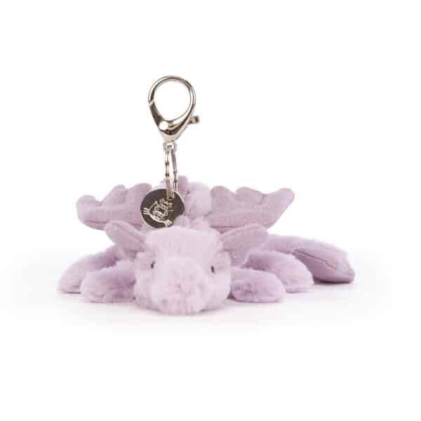 Jellycat Sleutelhanger Draak Lavender Dragon Charm 670983150209