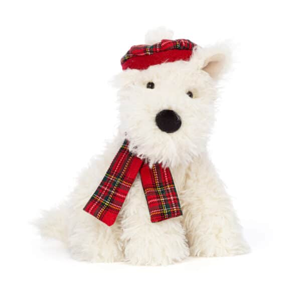 44MUN3FSD Jellycat Kerst Knuffel Winter Warmer Munro Scottie Dog 670983146219