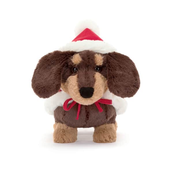 44OT3FSD Jellycat Kerst Knuffel Teckel Winter Warmer Otto Sausage Dog 670983148213