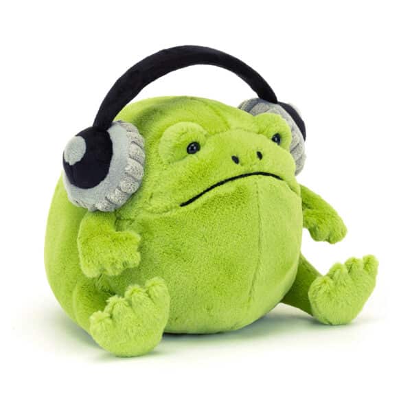 Jellycat Knuffel Kikker Ricky Rain Frog Headphones 670983156218