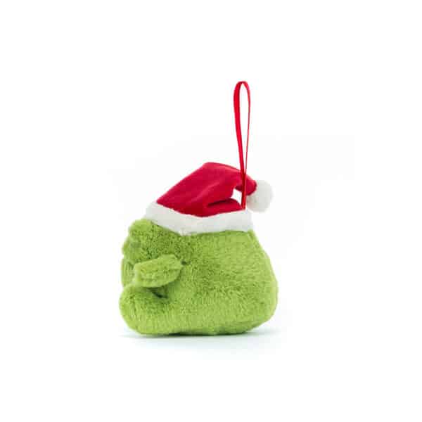 44RR6FD Jellycat Kerst Knuffel Ricky Rain Frog Decoration 670983155259