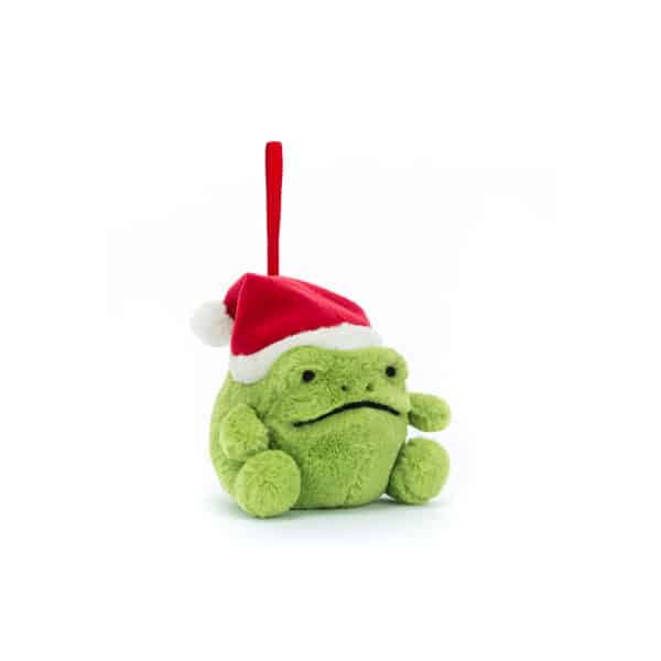 44RR6FD Jellycat Kerst Knuffel Ricky Rain Frog Decoration 670983155259