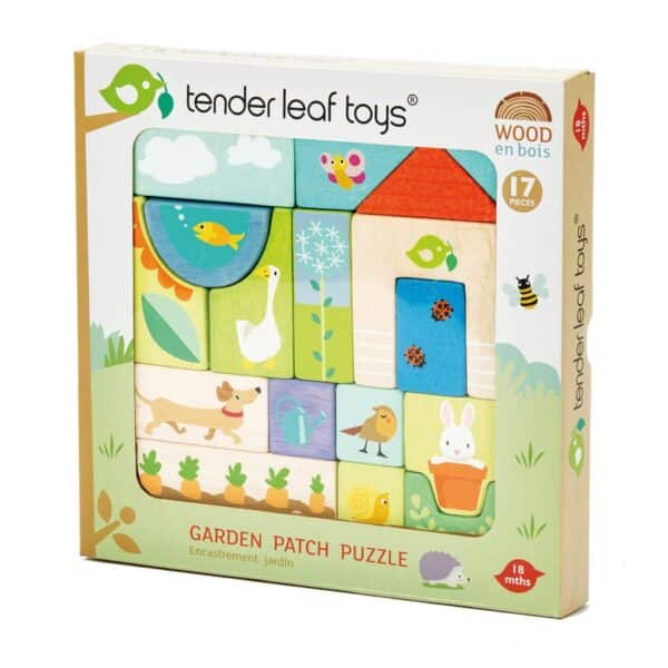 4608454 Tender Leaf Blokkenpuzzel Tuin +18mnd 0191856084549 (1)
