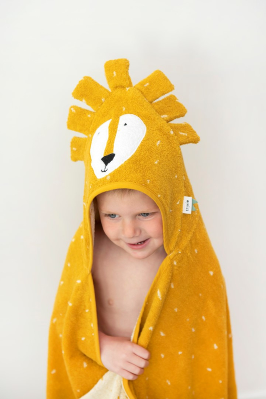 Trixie Badcape Hooded Towel Mr. Lion - Leeuw
