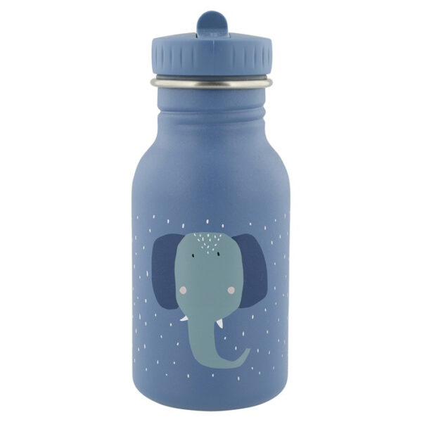 Trixie Drinkfles RVS Mrs. Elephant - Blauw (350 ml)