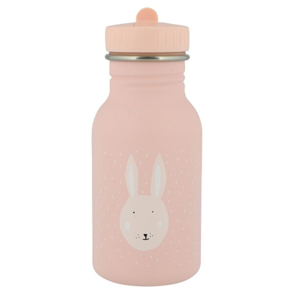 Trixie Drinkfles RVS Mrs. Rabbit - Licht Roze (350 ml)