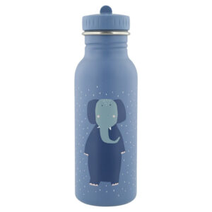 Trixie Drinkfles RVS Mrs. Elephant - Blauw (500 ml)
