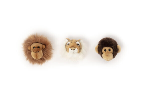 Wild and Soft Mini Safari Set van 3 Dierenkoppen - Orang Oetan