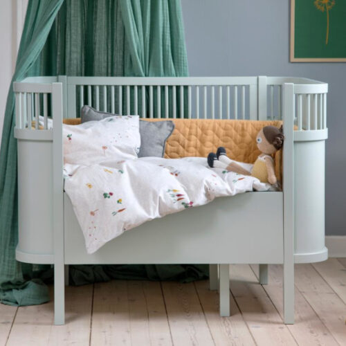 Sebra Kili Baby en Junior Bed - Misty Green