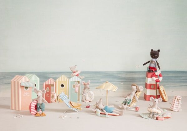 Maileg Beach Mice Luchtbed All Mouse - Multi Dot