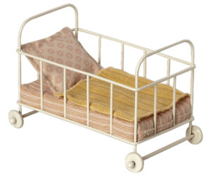 Maileg Metal Cot Bed Micro - Rose (2021)