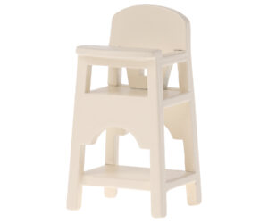 Maileg Poppenkast High Chair Mouse - Off White