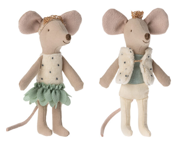 Maileg Royal Twins Mice Little Sister and Brother in Box