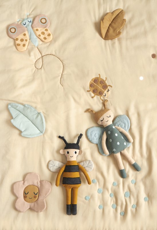 Roommate Activity Blanket Baby Bugs - Pastel