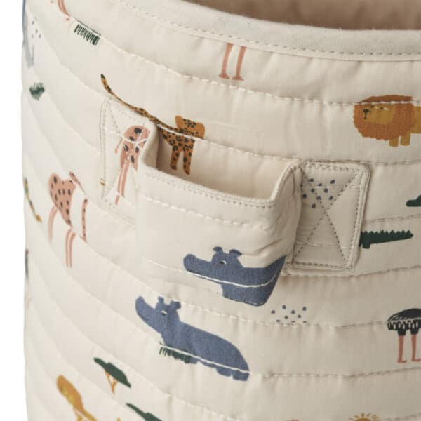Liewood Opbergmand Quilted Ally - Safari Sandy Mix