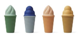 Liewood Speelgoed IJs Vormpjes Bay Ice Cream - Surf Blue Multi Mix (set van 4)
