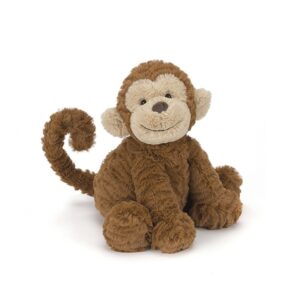 Jellycat Fuddlewuddle Monkey - Knuffel Aap (23 cm)