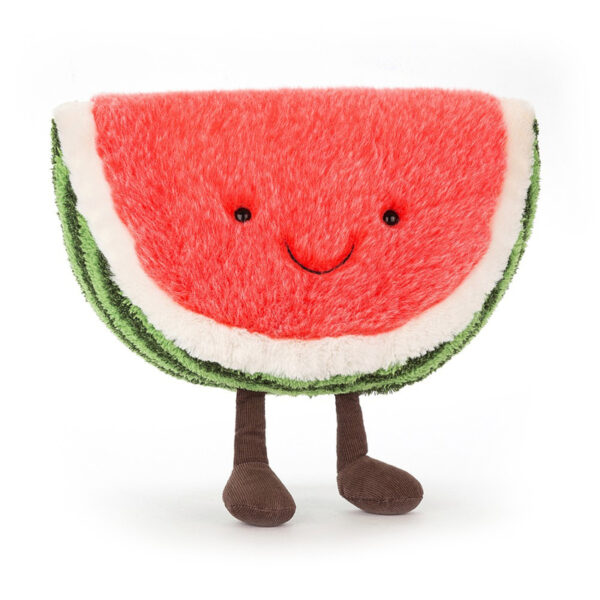 Jellycat Amuseable Watermelon Large - Knuffel Watermeloen (15 cm)