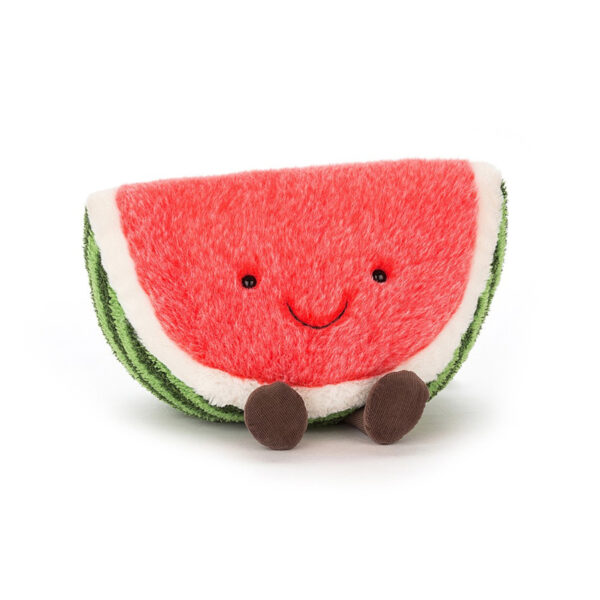 Jellycat Amuseable Watermelon Large - Knuffel Watermeloen (15 cm)