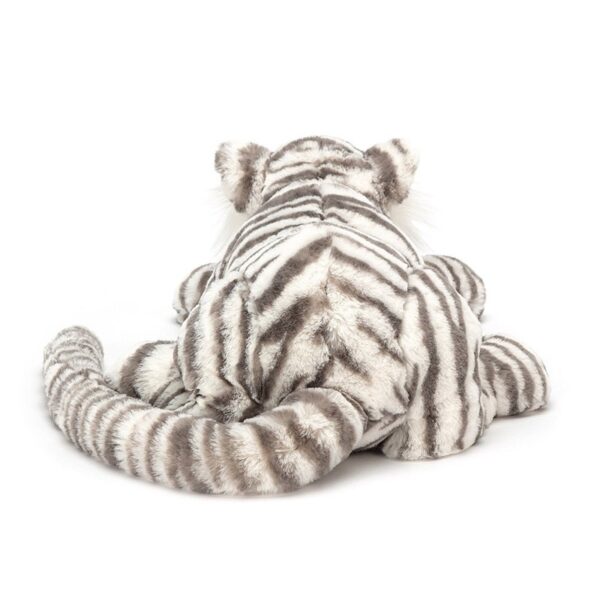 Jellycat Big Cats Sacha Snow Tiger - Knuffel Tijger Medium (29 cm)